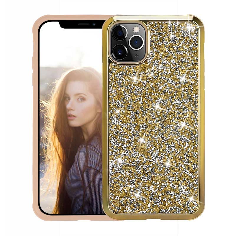 Luksusowe diamentowe kryształ górski Bling brokat etui na telefony dla iPhone 11 lub Samsung nowe mody anty-upuszczać muszla piękne olśniewające etui