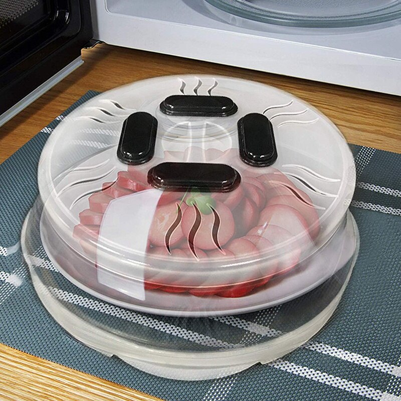 Magnetic Microwave Plate Cover Splatter Guard with Steam Vents and Strong Magnets. Microwave Cover. Anti Splash Lid Keeps Microw: Default Title