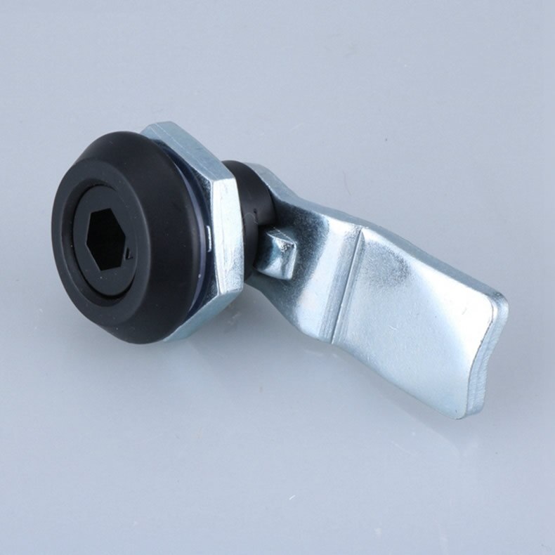 Zwart MS725 inner hexagon Cam Lock, kabinet Cilindrische deursloten, voor verdeelkast, Industriële lock