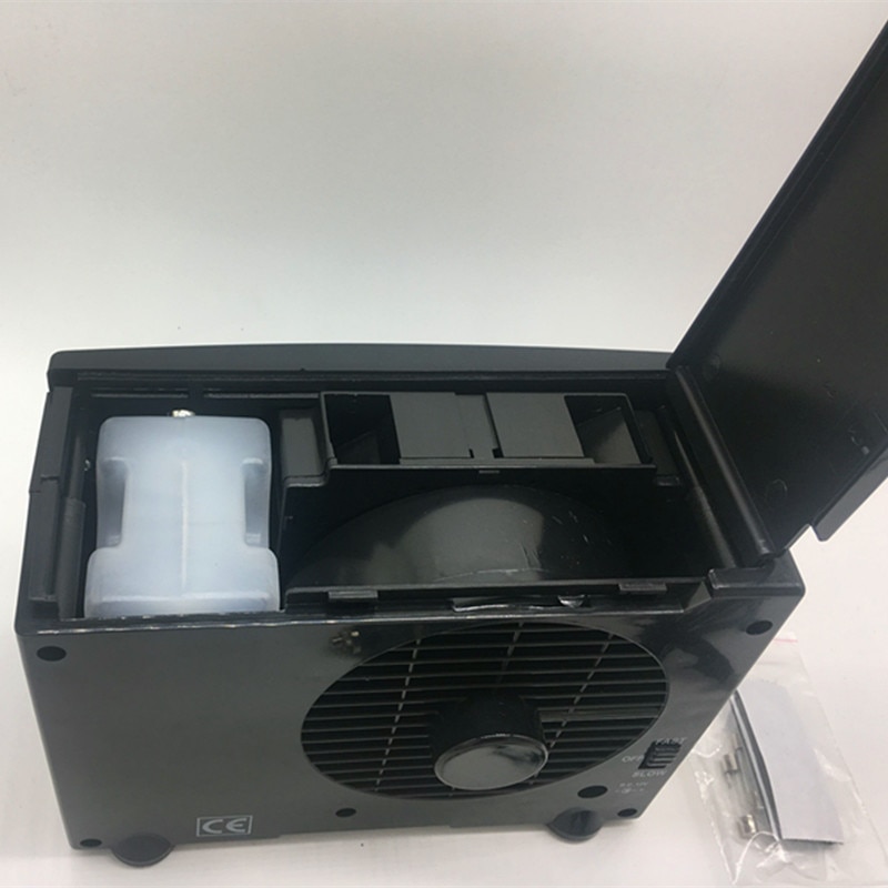 Mini Car Air Conditioner Refrigerator Car Cooling Fan Refrigerator 12V
