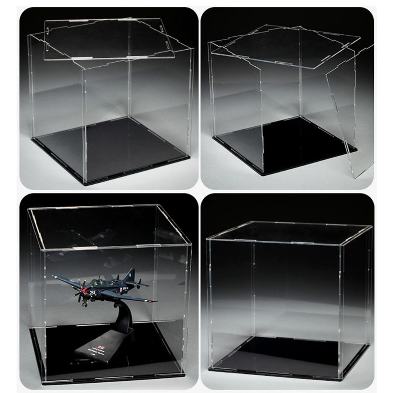 1 Pc Clear Acrylic Display Case Dustproof Model Toy Showcase Action Figures Show Box