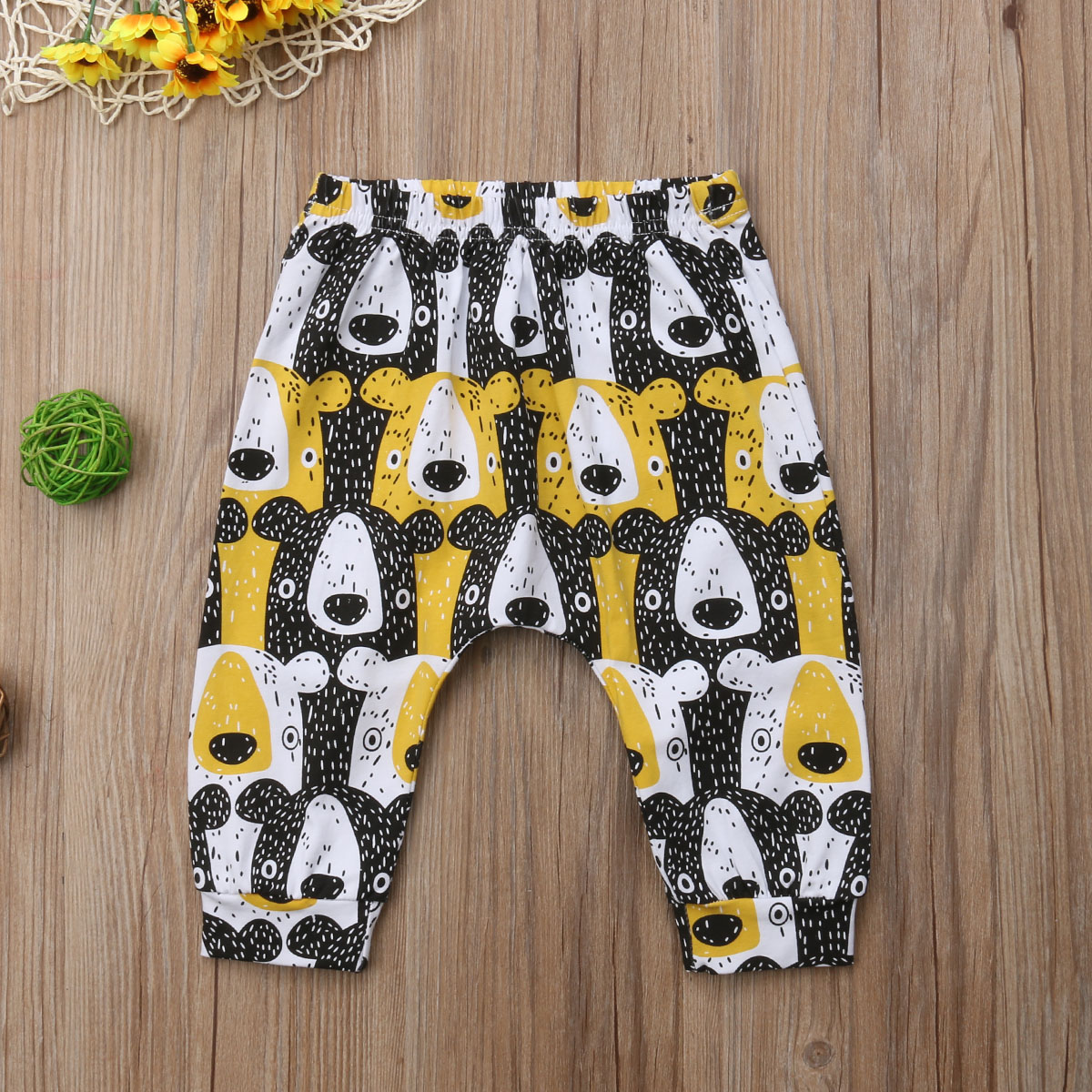 Infant Kid Baby Boy Girl Pants Cute Animal Bottoms Harem PP Pants Casual Cotton Autumn Trousers Baby Boys 0-3T