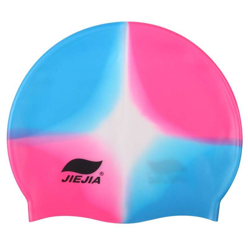 Unisex adult swim cap waterproof silicone swimming pool hart High elasticity