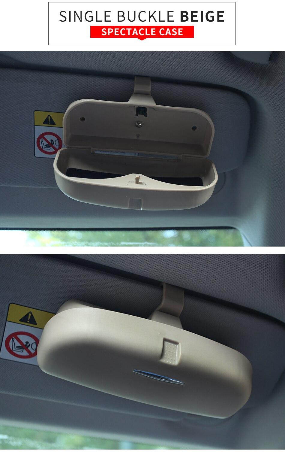 Føl brændende bil briller boks opbevaringsholder solbrille taske til telsa model x model s model 3 til jaguar xtl xel i-tempo e-tempo