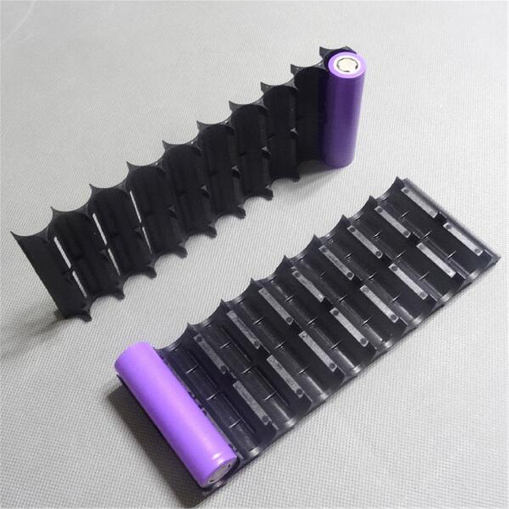 2 stks/pak 10 Mobiele Spacer Plastic Houder 18650 Batterij Houder Cilindrische Mobiele Beugel Plastic Gevallen