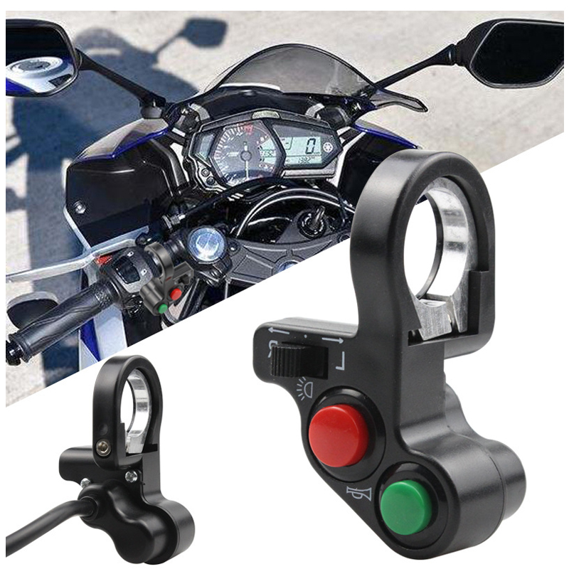 Elektrische Voertuig Motorfiets Knop Claxon Schakelaar Koplamp Richtingaanwijzer Links En Rechts Combinatie Schakelaar Accessoires: Default Title