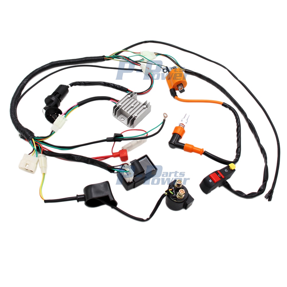 Zongshen Loncin Complete Electrics Wiring Harness CDI Kit For Chinese Pit Dirt Bike 150cc 200cc 250cc: A