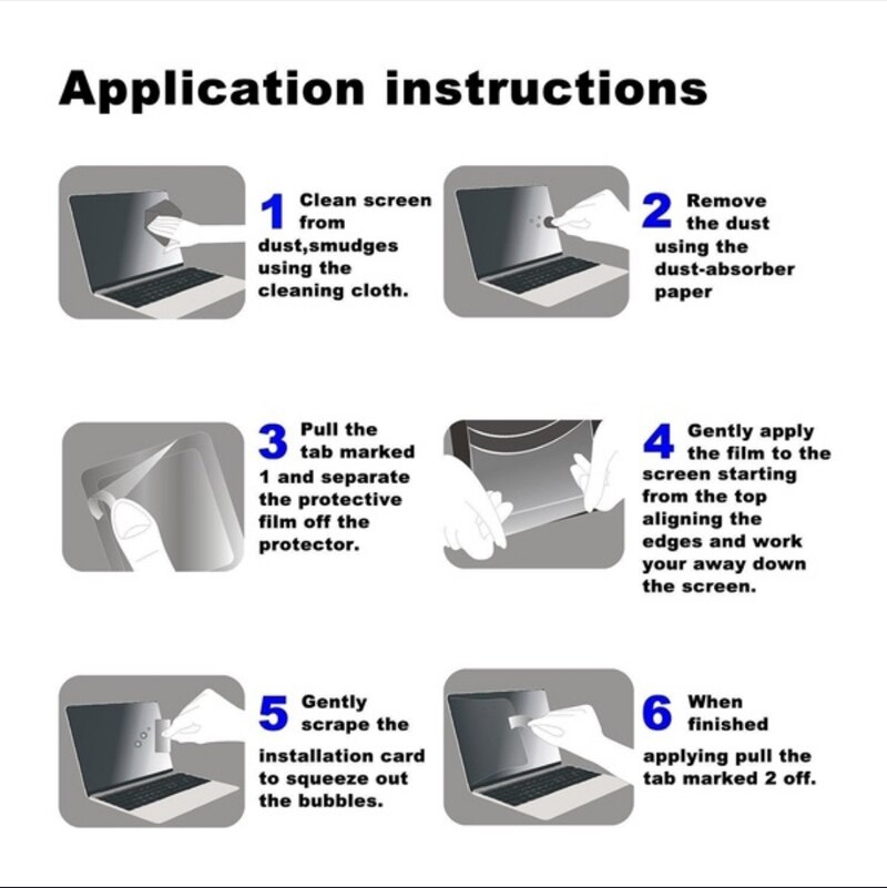 High Clear Hd Laptop Notebook Screen Protector Protective Guard Film Sticker For Asus K401ub