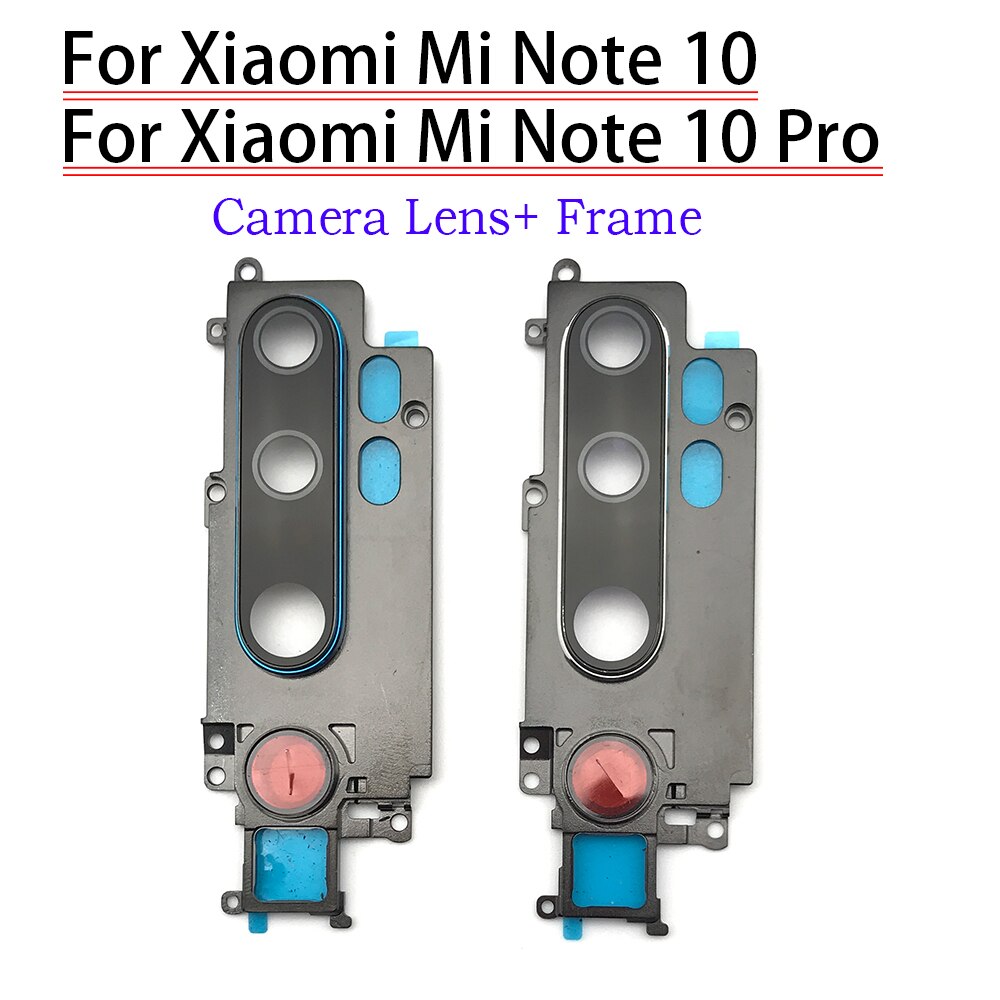 Novità per Xiaomi Mi Note 10 Pro Cover posteriore per obiettivo in vetro per fotocamera posteriore con adesivo