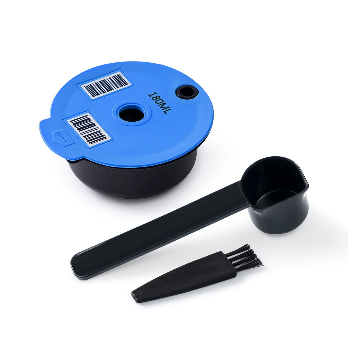 Tassimo – capsules de café réutilisables, dosettes 60ML/180ML, pour Machine BOSCH, dosettes filtrantes rechargeables: 1pc180ml