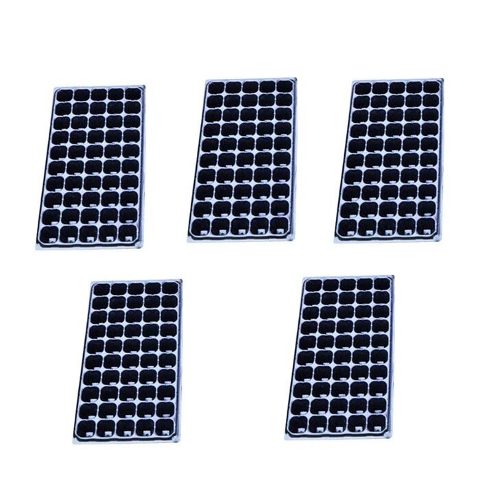 50 Cells Seedling Trays- BPA Free Plastic Gardening Germination Trays