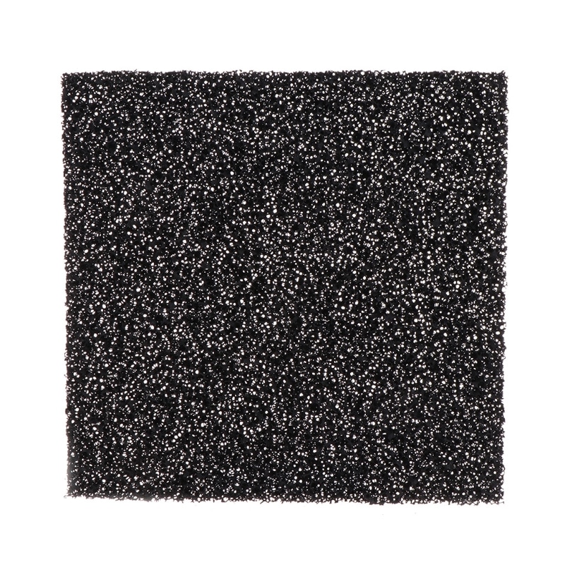 5 uds. Esponja Universal de espuma de carbón activado negro para filtro de aire, almohadilla de hoja impregnada