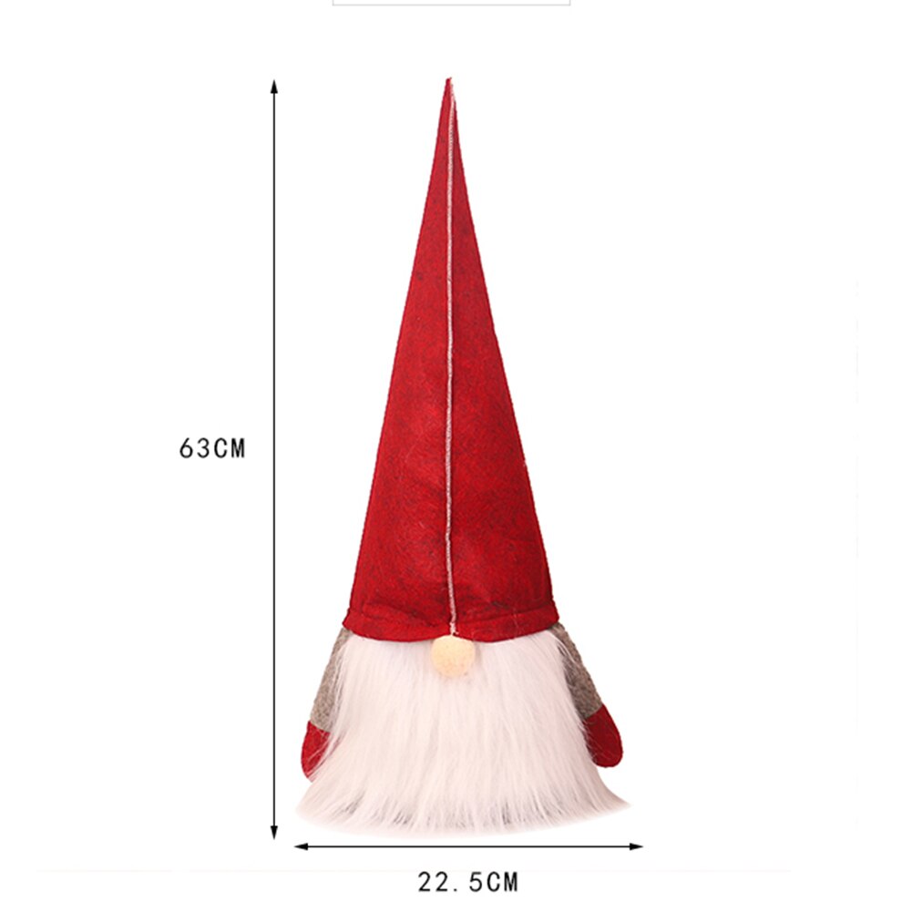 Kerst Decoraties Voor Thuis Kerst Niet-geweven Faceless Man Pop Die Ornamenten Schattige Pop Xmas Boom Grote Toppers