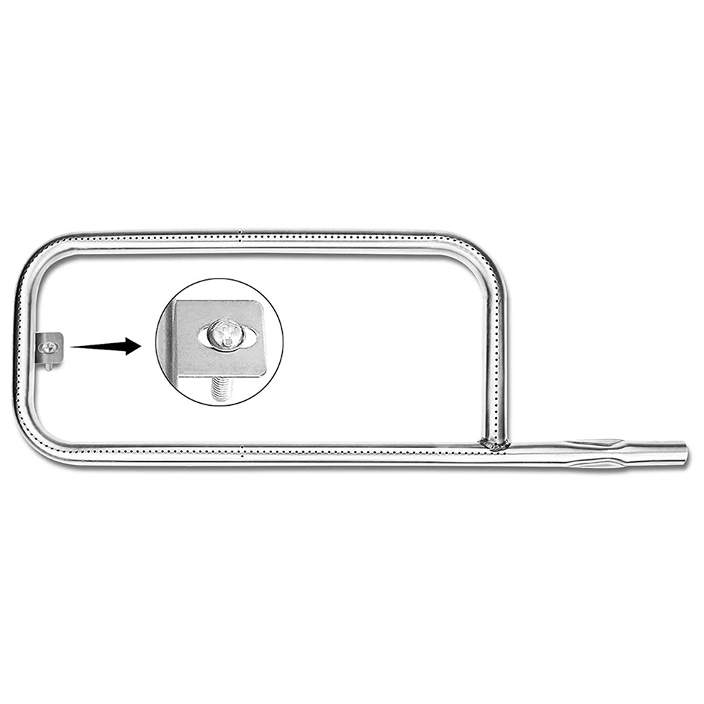60040 Brenner Ersatzteil Grillbrenner aus Edelstahl 304 Ersatzteil 17-Zoll-Gasgrill Ersatzteil für Weber Q100 Q120