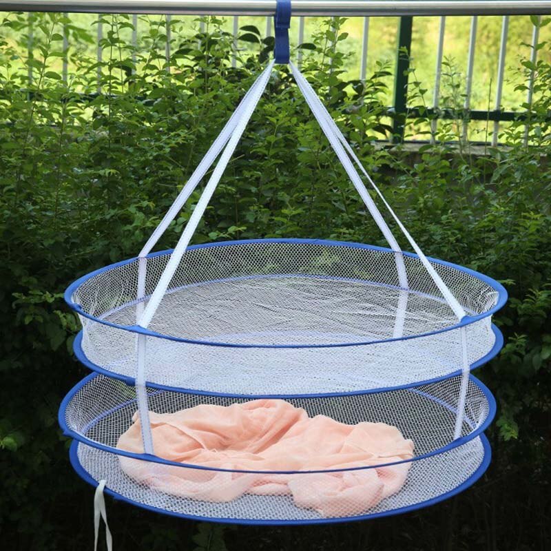 Wiatroszczelne wielowarstwowe akcesoria domowe bielizny netto robić prania netto kosz na pranie nylon składany kosz na ubrania: Default Title