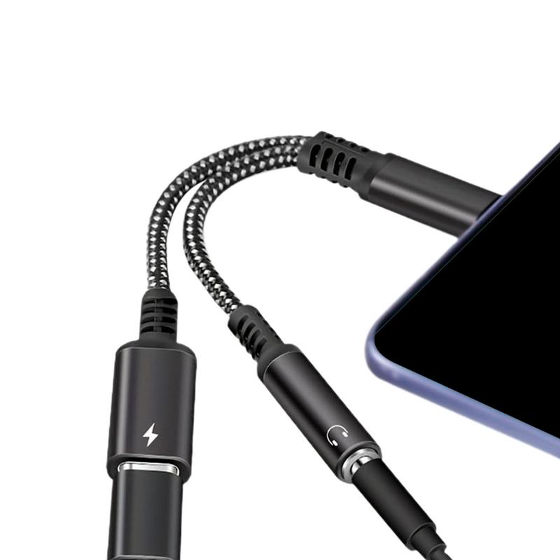 Splitter Kabel Für Headset Kopfhörer Adapter 3,5mm Adapter Kabel Splitter Ladegerät Adapter Kopfhörer Splitter Für Telefon Computer