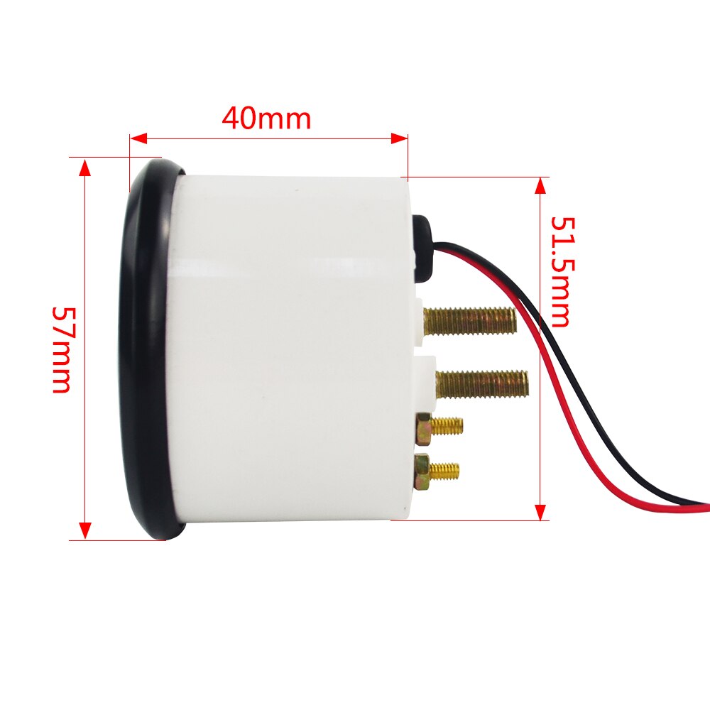 Kit de tres relojes medidores para auto, accesorio indicador de temperatura de aceite, temperatura de agua y presión de aceite, 52 mm, sensor 3 en 1