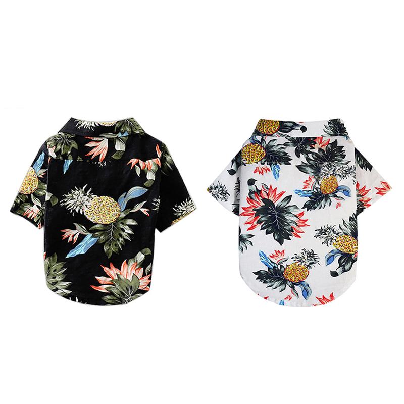 Huisdier Hawaiian Style Shirt Schattige Hond Blouse Puppy Kleding Ademende Zomer Huisdier Jas