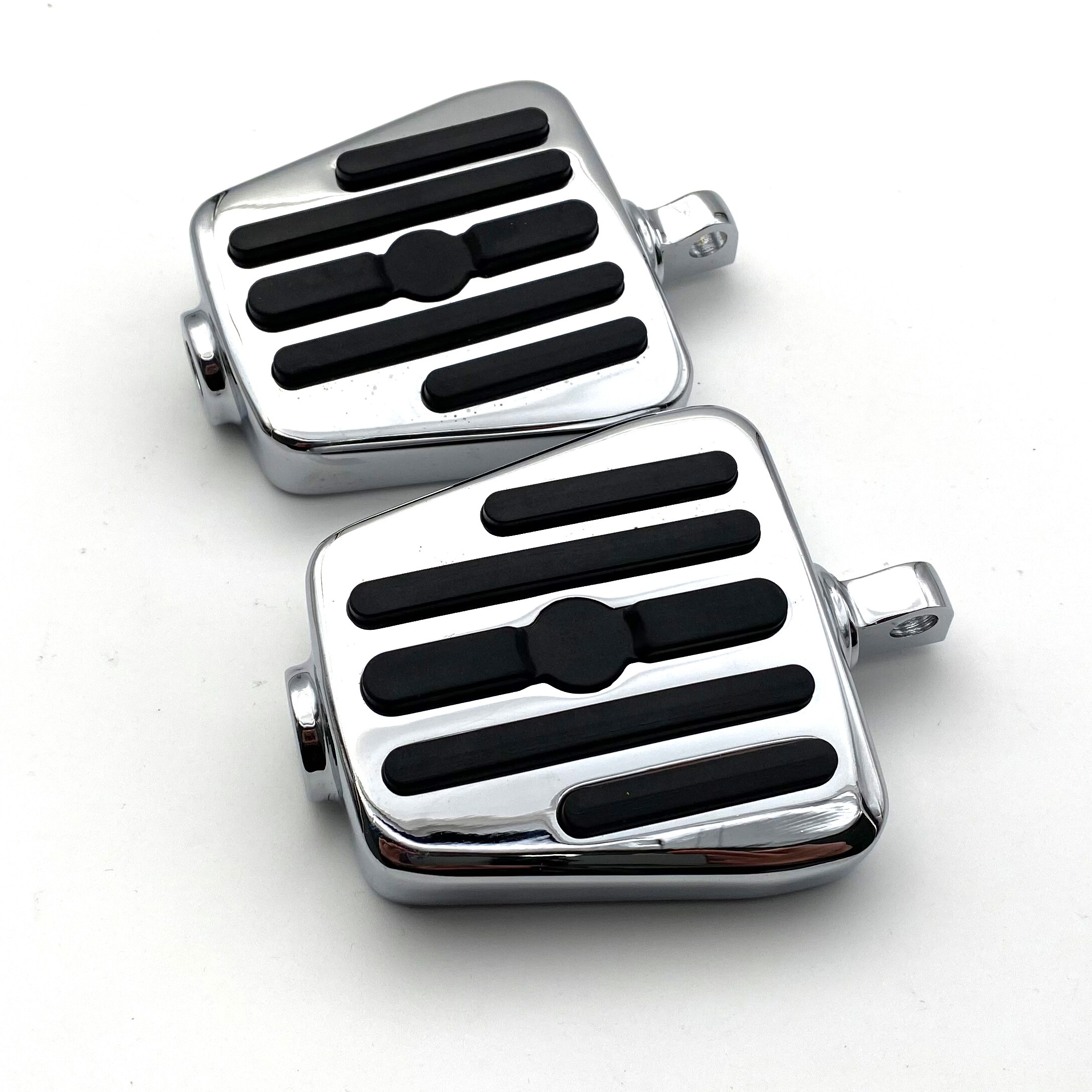 REALZION Motorcycle Part Male Mount Foot Pegs Footrest Footpegs For Harley Davidson Sportster Iron Touring Custom Dyna Softail