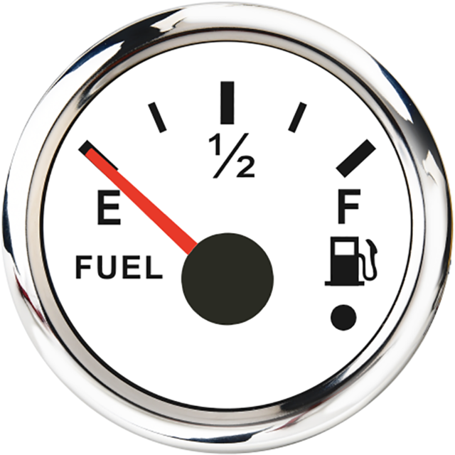 Punkt alarmowy licznik samochodowy miernik pojazdu 12V samochód 52mm termometr do wody prasa do oleju wskaźnik ciśnienia paliwa Volt dla Motorcycle Boat: Fuel Level WS