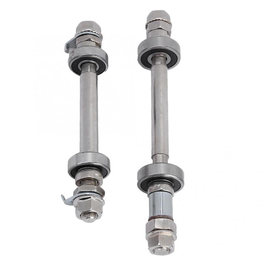 14CM 18CM Bicycle Wheel Hub Axle Front Rear 6000 Bearing Solid Shaft Bicycle Front/rear Axle Lever Bike Repair Tool Accessories