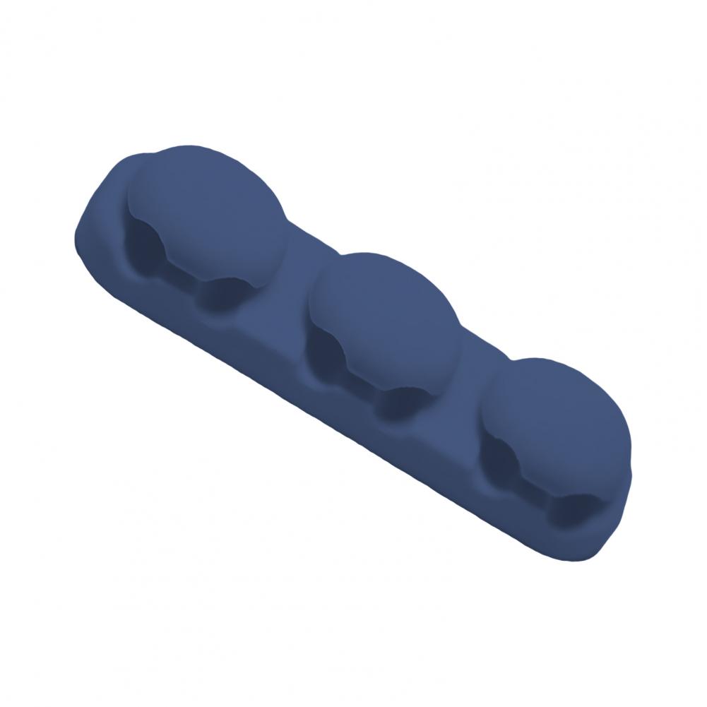 Organisateur de fil Compact et utile, 4/6 trous, gain de place, fixation de câble Portable, Flexible pour la maison:  Blue 6