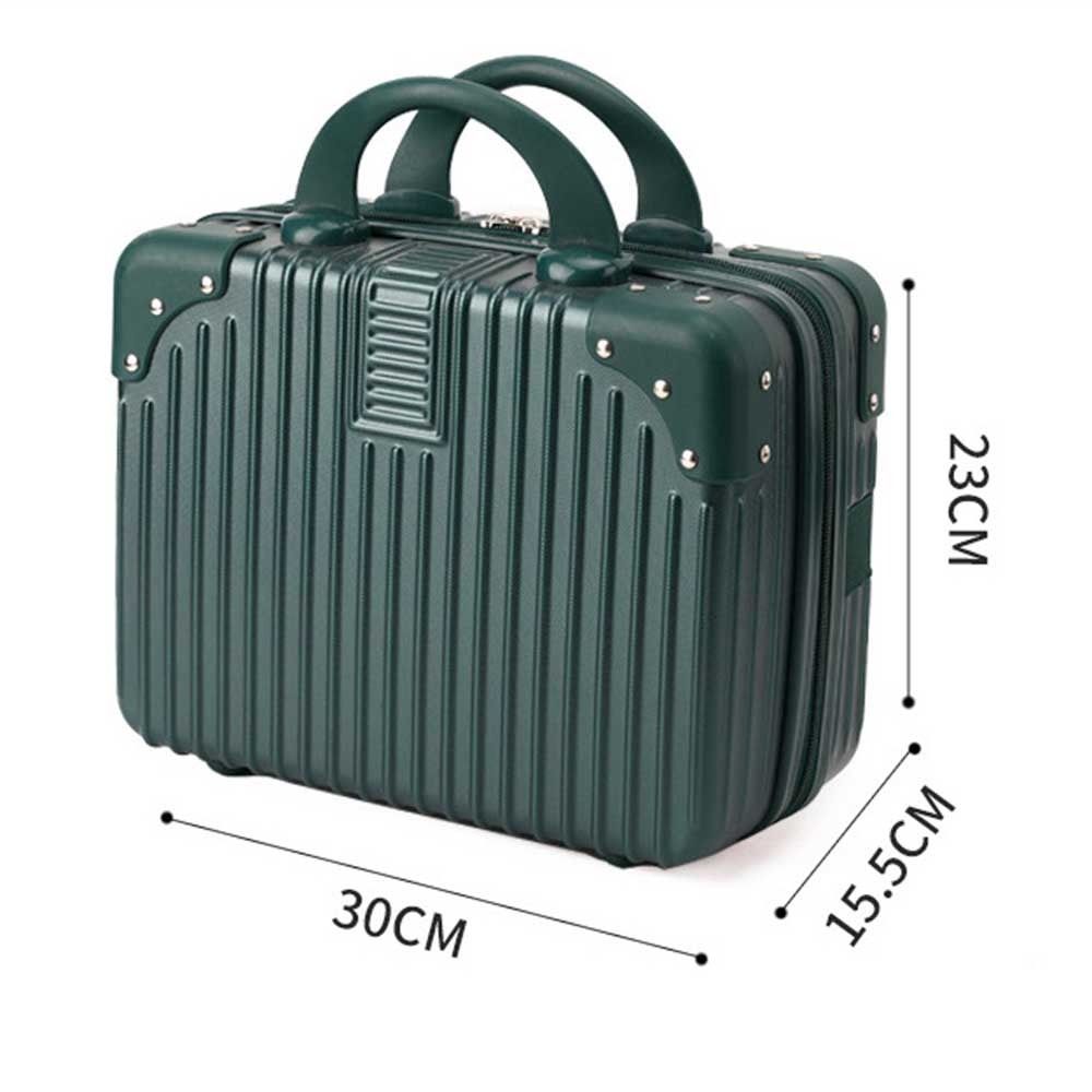 14 inch Mini Travel Suitcase Cosmetic Box Hand Luggage Organizer Makeup Case PC Small Password Box Boarding Case