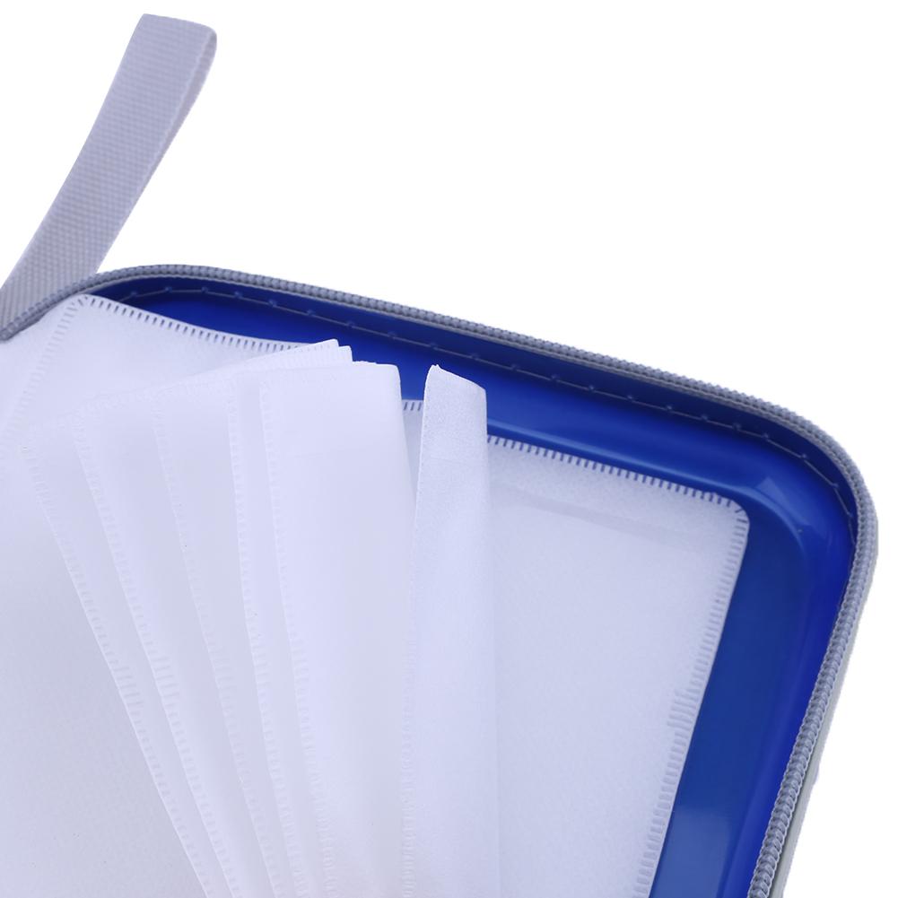 80pcs Capacity Capacity Disc CD DVD Wallet Storage Organizer Case CD Bag Disc Wallet Storage Organizer Case Boxes With Zipper