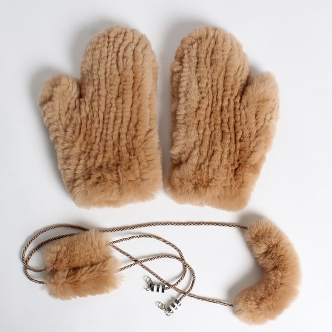 russland Frauen Winter betroffen 100% Natürliche Rex Kaninchen Pelz Handschuhe Dame Handgemachte Starke Warme Weiche Rex Kaninchen Pelz Handschuhe: Farbe 11