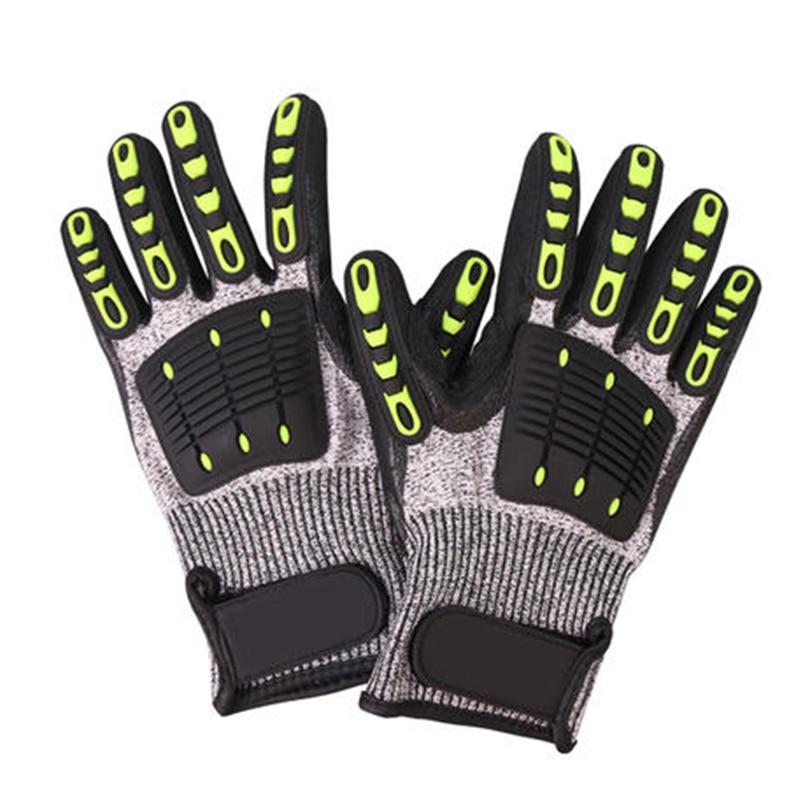 Gant Anti-coupure, Anti-Vibration, Anti-huile, gant de sécurité, jardinage, gants de travail en Nitrile, 100%