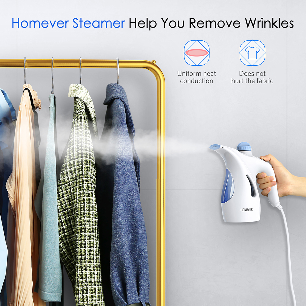 Mini Garment Clothes Steamer Portable Handheld Fabric Steamer with 130ml Water Tank Smart Home Life Brush Accessories