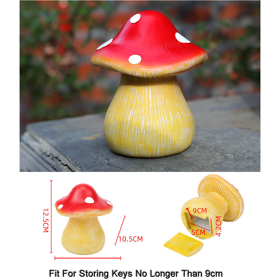 Decoratie Rock Steen Vorm Verborgen Opbergvak Zicht Geheime Sleutel Kluis Doos Voor Huis Tuin Rv Reservesleutels Keyfob Safes: Blauw