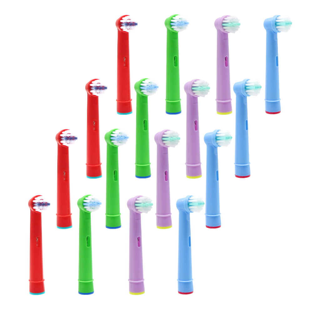 Cabezales de repuesto para cepillo de dientes eléctrico para niños, cabezales para Oral B EB-10A Pro Health stage, cuidado bucal, Exce 3D: Oro