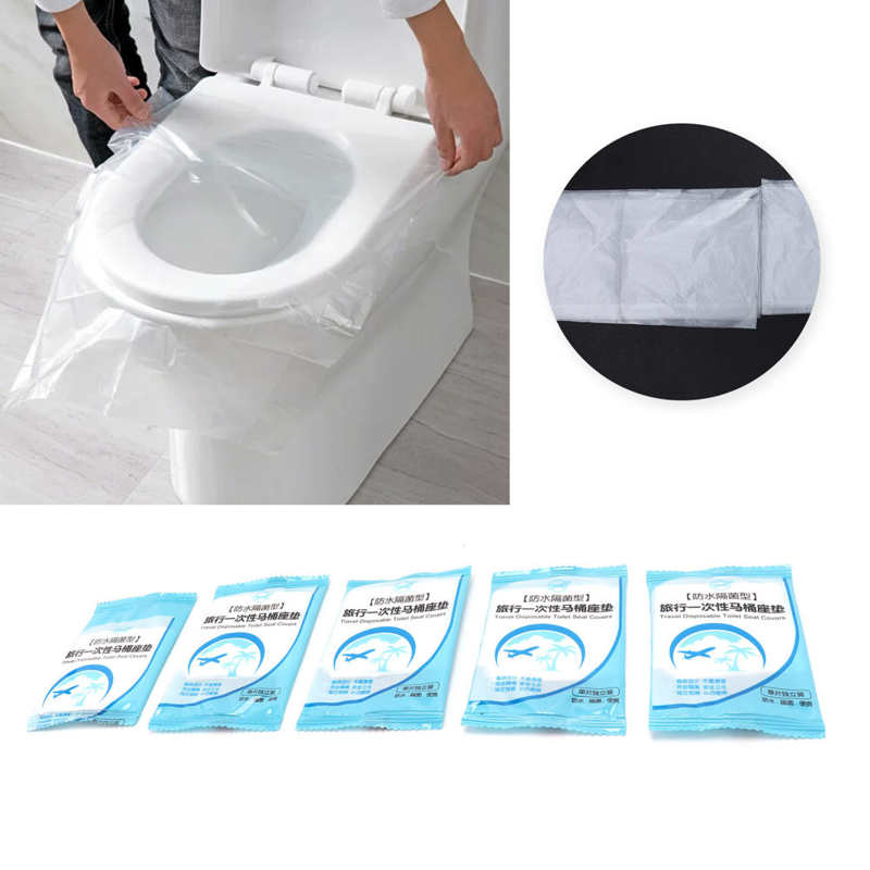 50Pcs Disposable Toilet Pad Clean And Hygienic Toilet Seat Cover For Public Restroom Travel