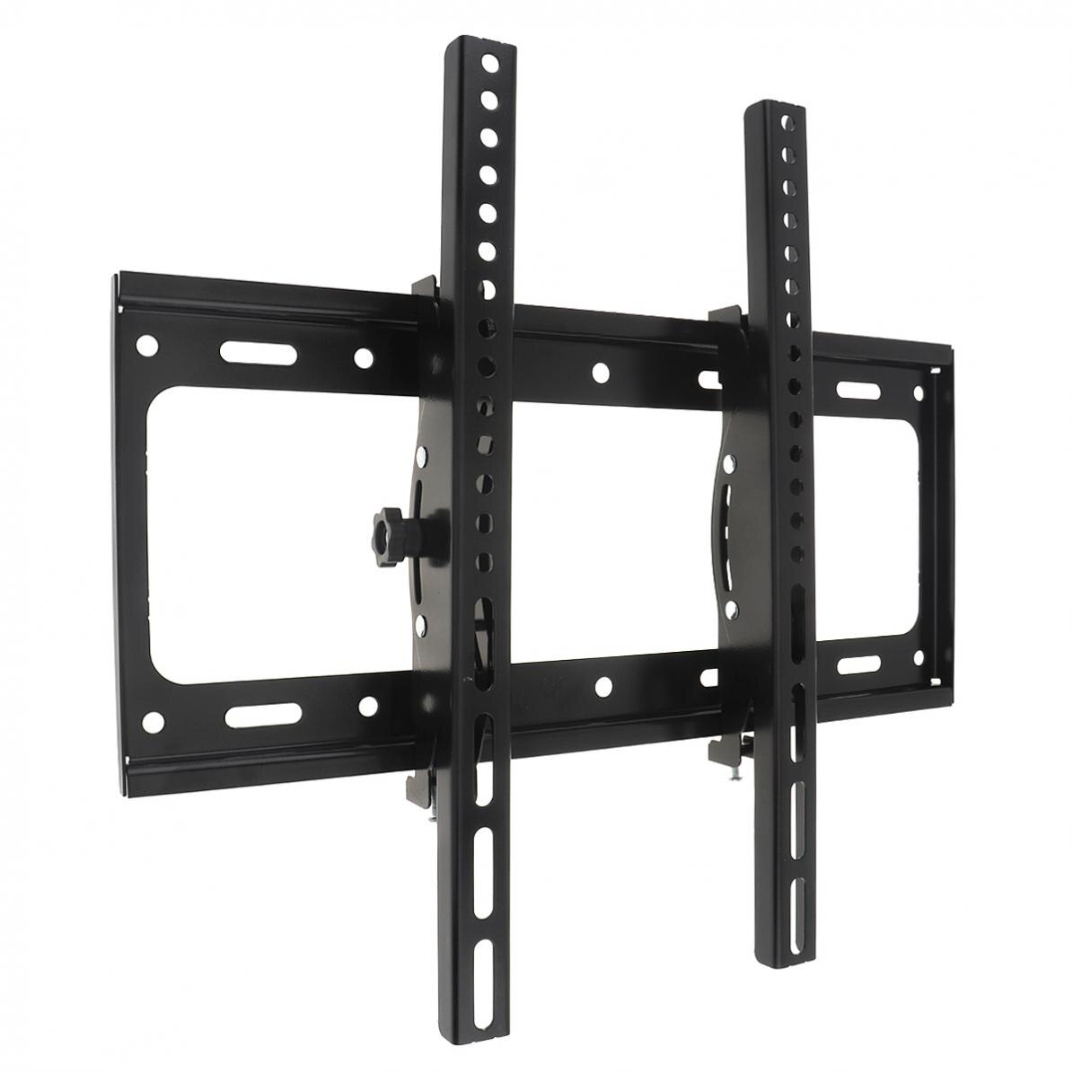 50KG Adjustable TV Wall Mount Bracket Flat Panel TV Frame 15 Degrees Tilt with Level for 26 - 52 Inch LCD LED Monitor Flat Pan