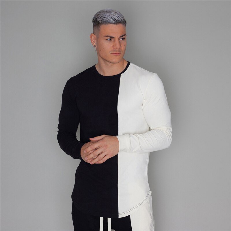 Chemises de sport à manches longues pour hommes