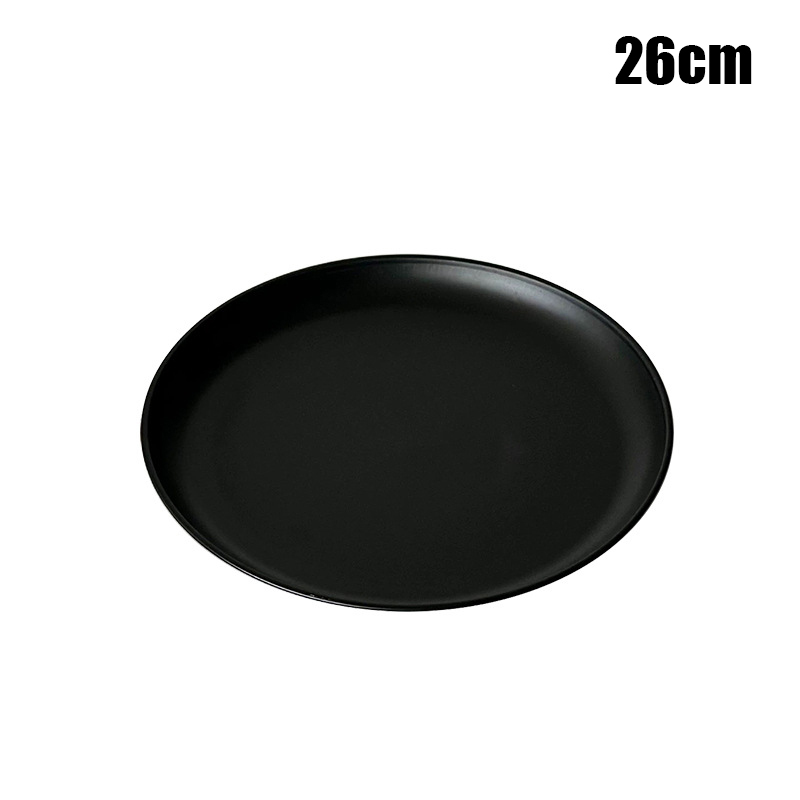 Schwarzer Dessertteller aus Edelstahl für Schmuck, zum Nachmittagstee, Kuchen, Servieren, Wohnzimmer, Obstteller: Himmel Blau