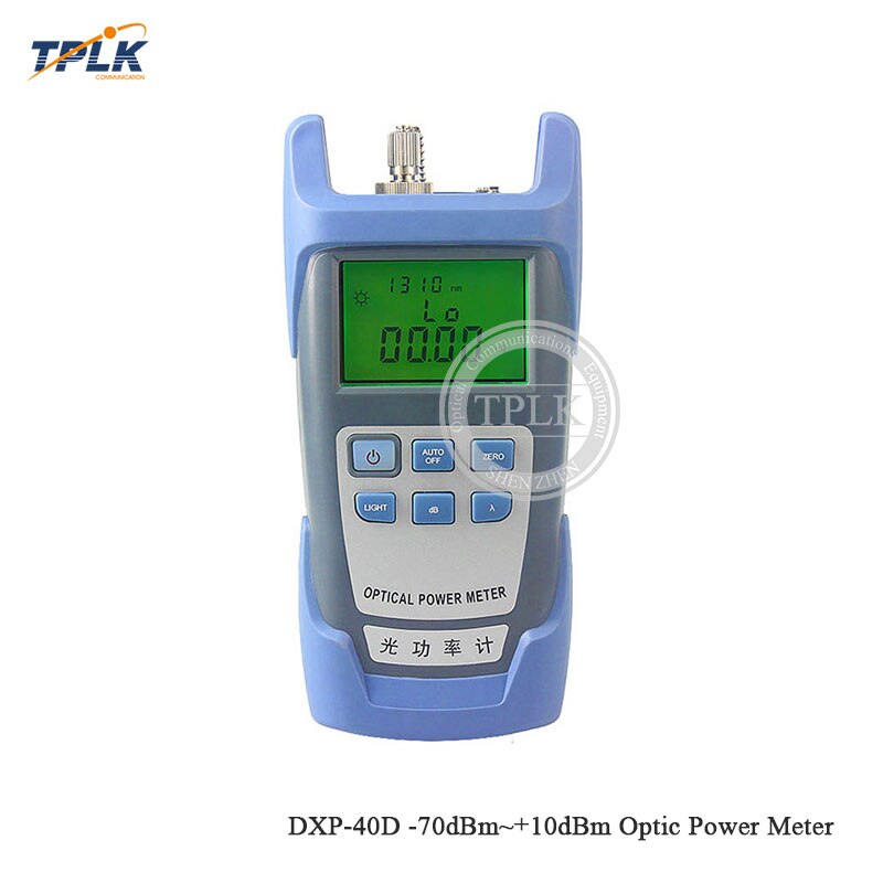 Optical Power Meter DXP-40D -70dBm~+10dBm SC/FC Connector KELUSHI FTTH Fiber Optical Cable Tester