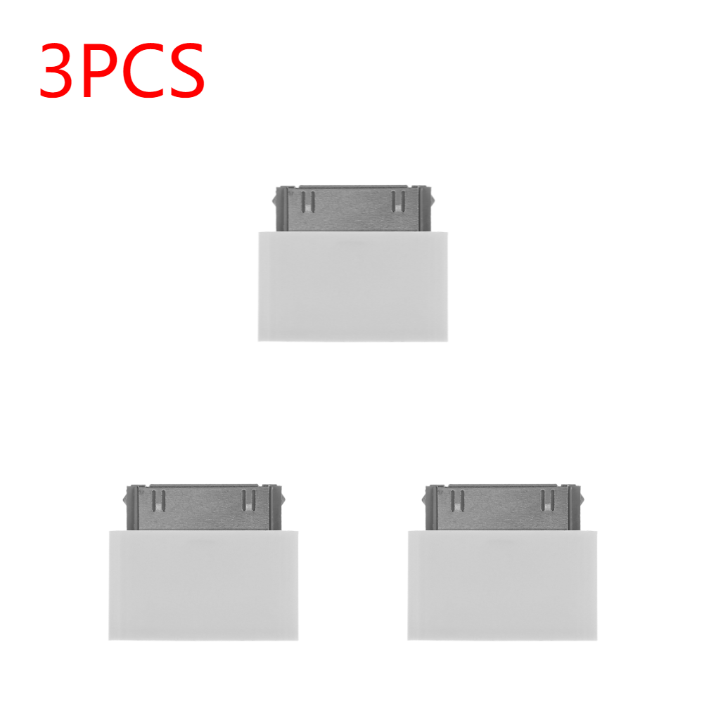 1-3 SZTUK Konwerter ładowarki Micro USB na 30-pinową ładowarkę kompatybilny z żeńskim adapterem Micro USB na męski do iPhone4 4S 3G 3GS: YELLOW