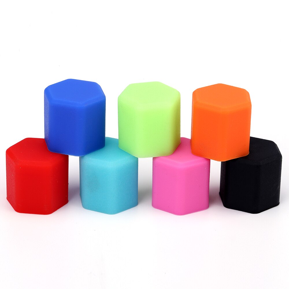 20pcs 17mm Decorative Silicone Car Bolt Caps Wheel Nuts Covers Practical Antirust Hub Screw Cap Protector for Car Accessories