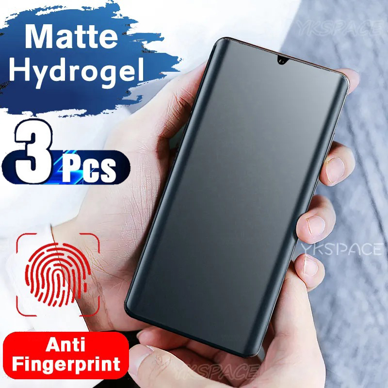 3Pcs Soft Matte Hydrogel Film For Xiaomi Mi 8 9 SE 9T 10T 11 12 13 14 Note 10 Pro Lite Ultra Screen Protector Anti Fingerprint