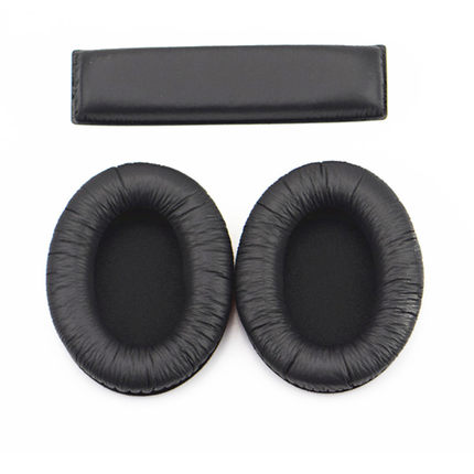 Ear pads cushion earpads headband foam cover for Sennheiser HD418 HD428 HD438 HD448 HD 419 429 439 449 HEADSET headphone: wrinkled group