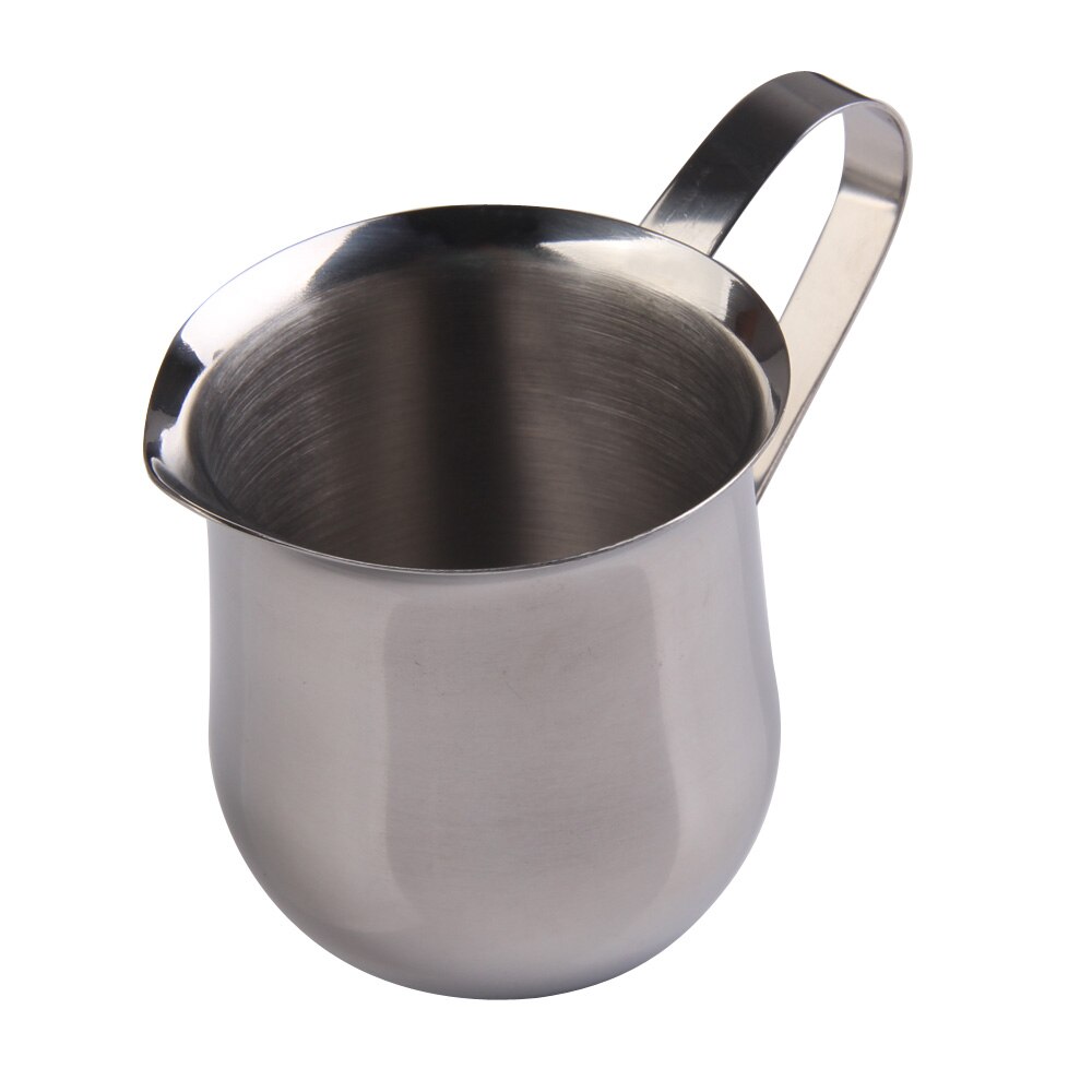 Beautiful Stainless Steel Coffee Milk Cup Waist-Shaped Small Milk Cup Foam Container Home Hotel Coffee House