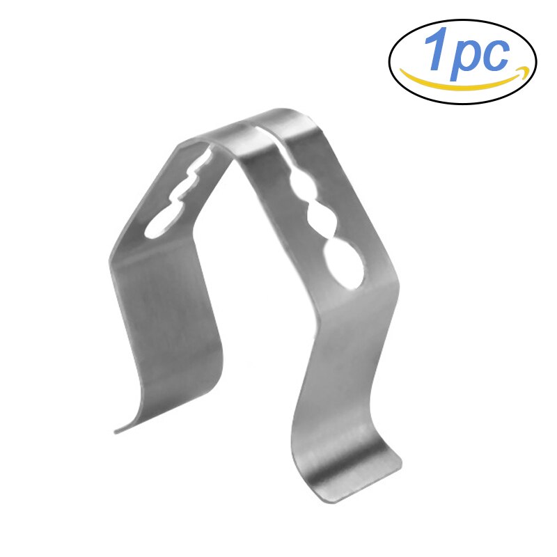 BBQ Thermometer Probe Clip Stainless Steel BBQ Smoke Thermometer Holder Kitchen Barbecue Accessories: 1 x Clip
