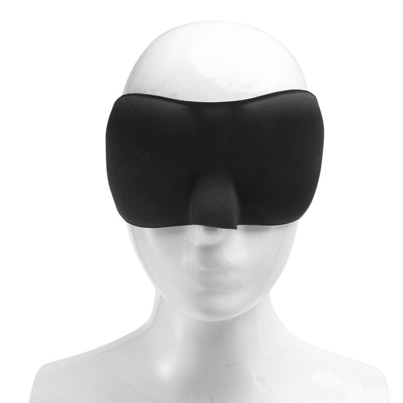 Masque oculaire de sommeil 3c, bandeau noir, aide au sommeil et au repos