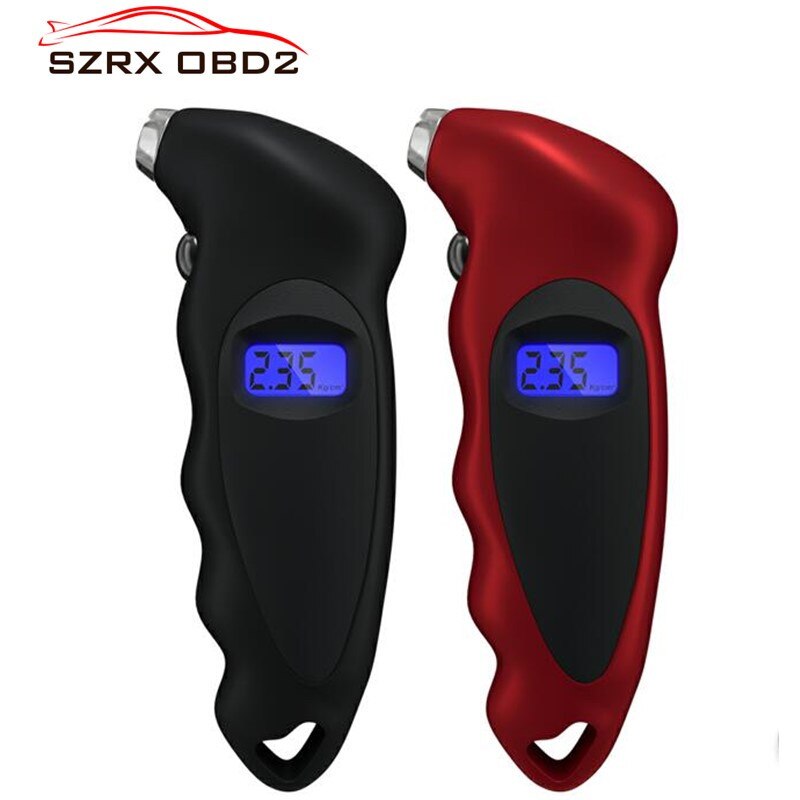 Digital Tire Pressure Gauge LCD Backlight Auto Car Motorcycle Tire Gauge Air Tire Gauge monitor Barometer Tyre Tester Meter