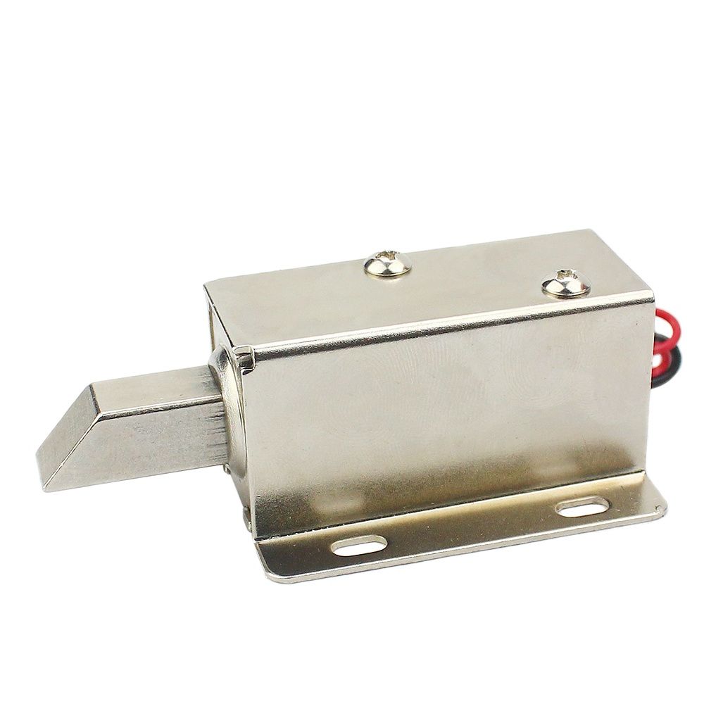 DC small electric control lock DC12v access control electronic lock door lock mini electric bolt lock electromagnetic door lock