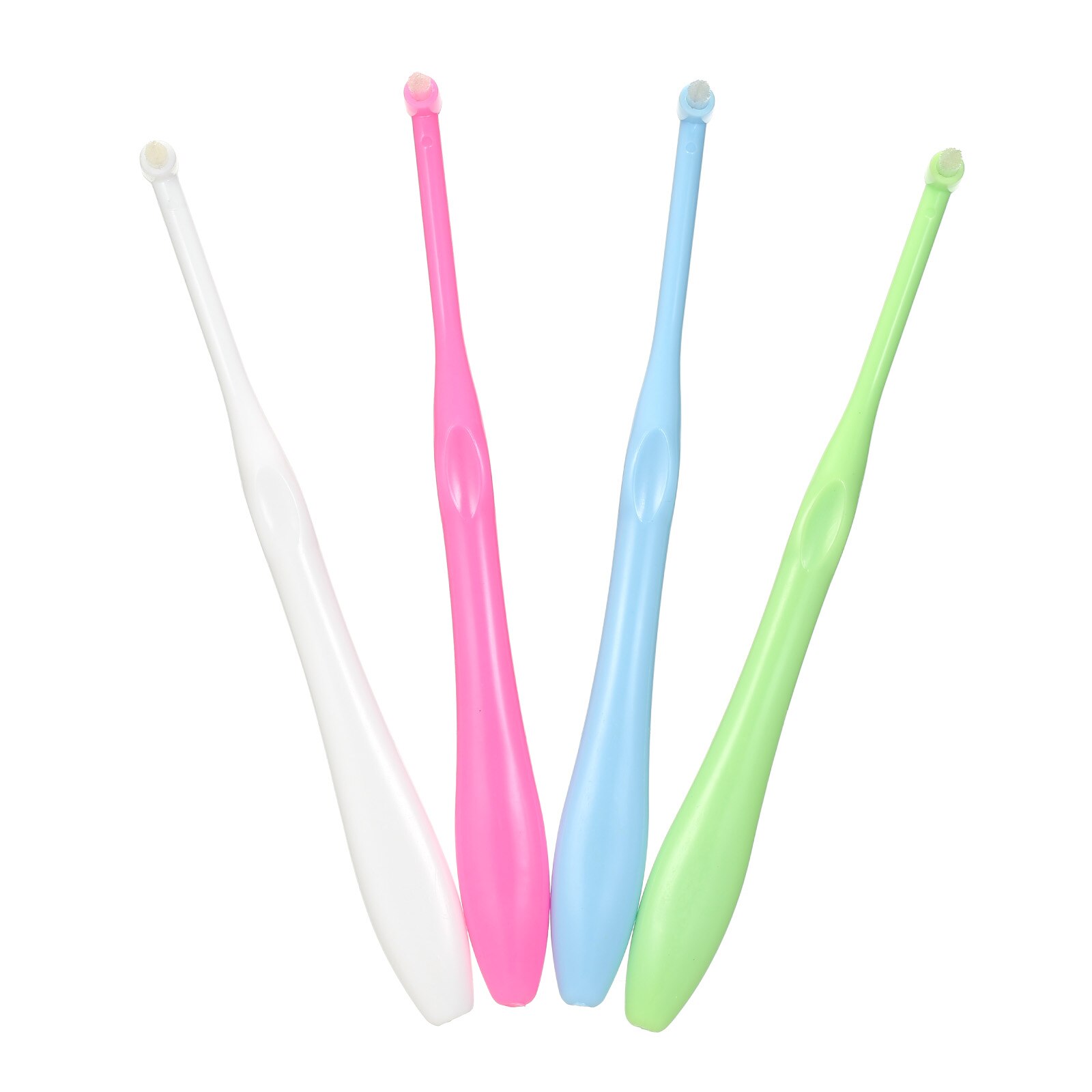 1pcs Toothbrush End-Tuft Tapered Brush Soft Bristle Braces Cleaning Toothbrush Floss Oral Tooth Care