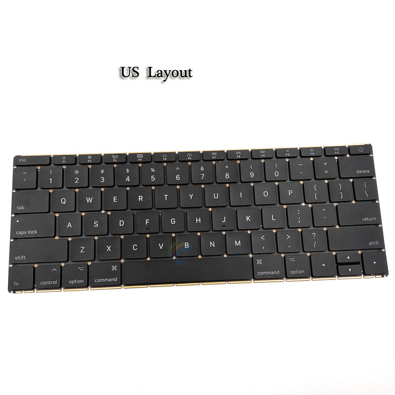 A1534 Russisch/Duits/Spanje/Frankrijk/Korea/Italië/Uk/Us Keyboard Voor Macbook 12 Inch Laptop A1534 Toetsenbord Jaar: German layout
