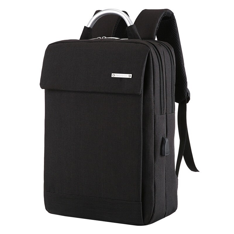 Men Laptop Backpacks Travel Backpack Multifunction Business Bag Anti Theft USB Charging Waterproof Unisex School Backpack: black 6